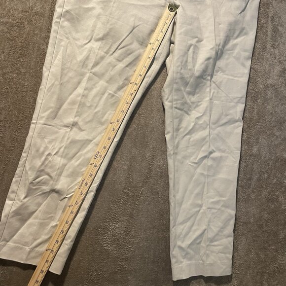 Charter Club Pants Women's 14 Plus Classic Fit Beige High Rise Pleated Straight - Picture 6 of 6